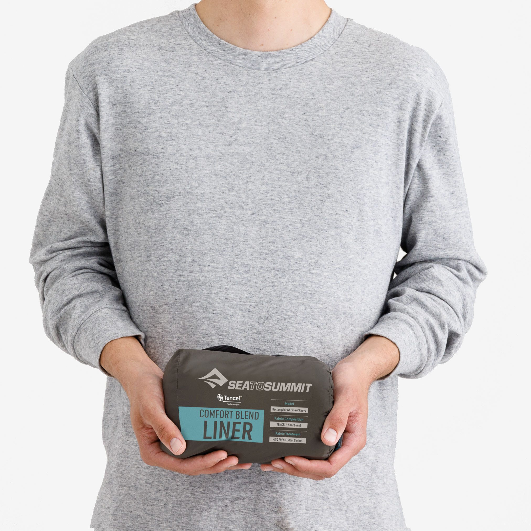 sea to summit Doppelschlafsack Comfort Blend Sleeping Bag Liner AQUA SEA BLUE-U