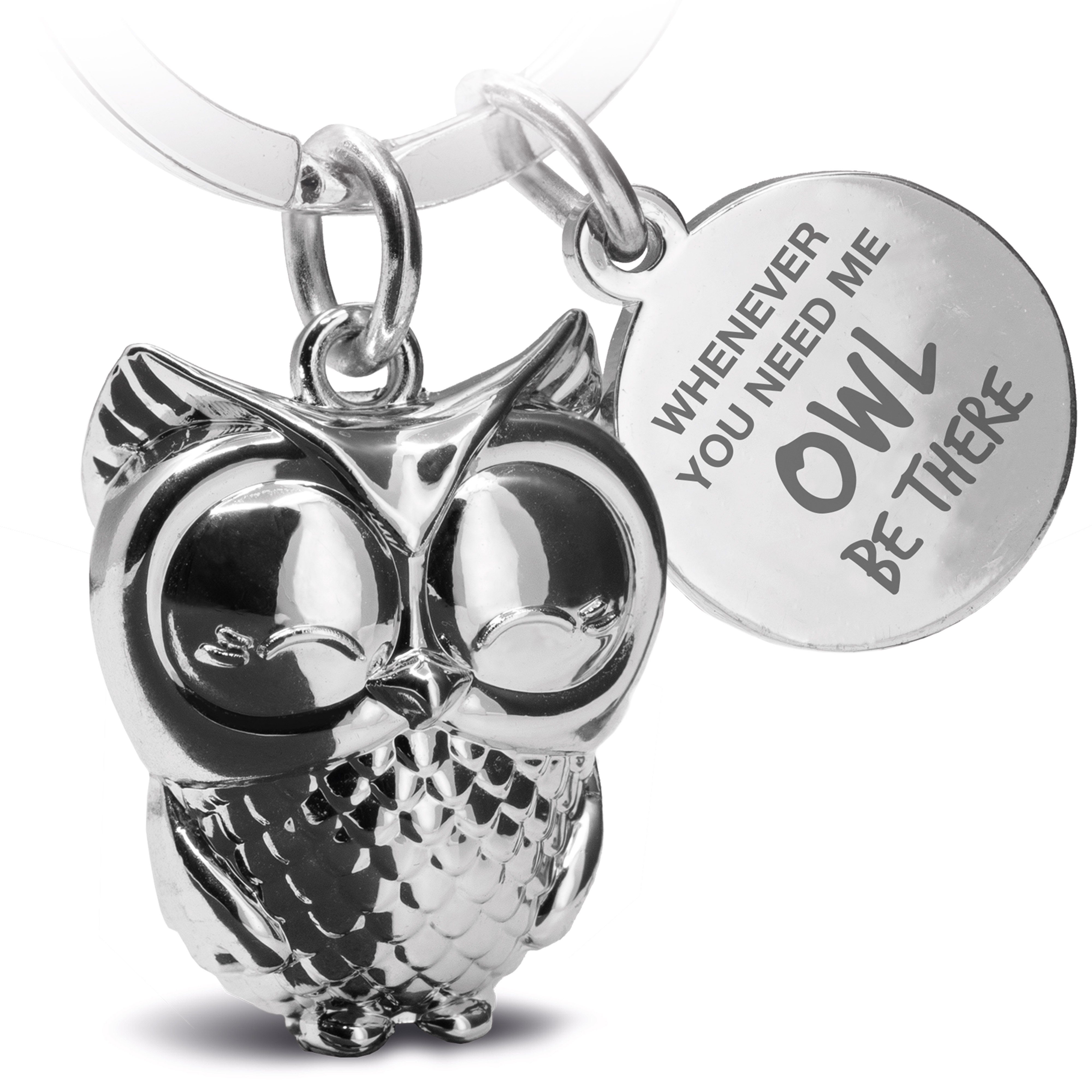 FABACH Schlüsselanhänger Glücksbringer Eule Owly - Gravur Whenever you need günstig online kaufen