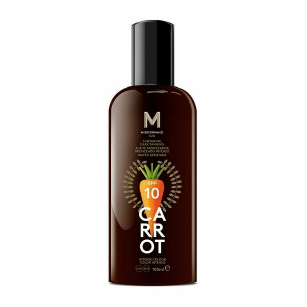 Mediterraneo Sun Körperpflegemittel CARROT suntan tanning ml 100 dark oil SPF10