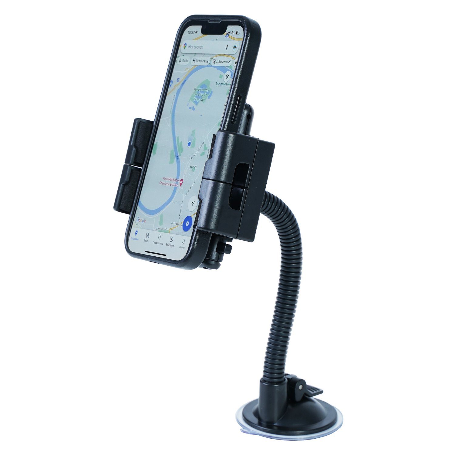 AIV Universal Handy-Halterung Saugnapf Halterung, (Schwanenhals Smartphone  Saugnapf-halter Autoscheibe Halterung Lüftung)