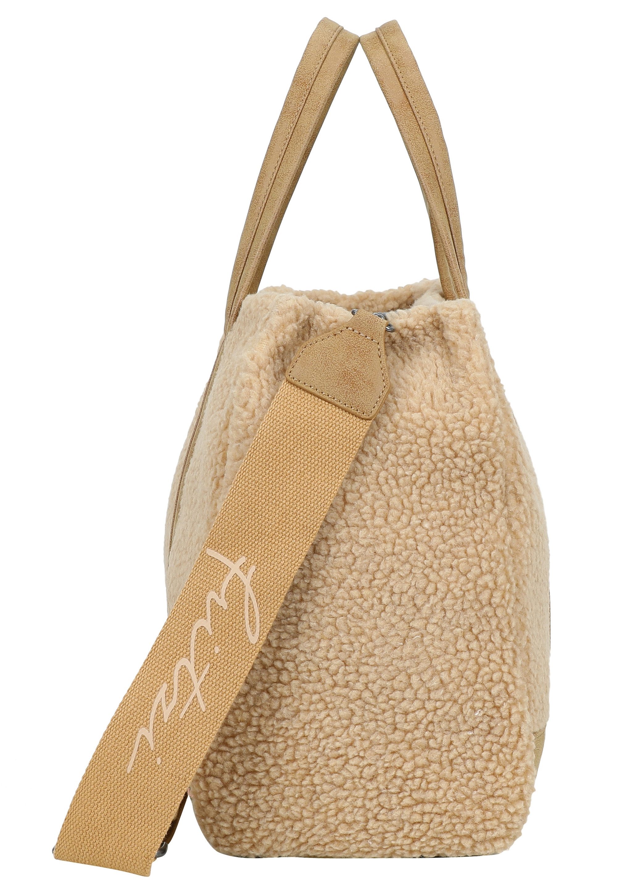 Fritzi aus Preußen Henkeltasche Easy Tote Limited Teddy, im modernen Teddy-Look