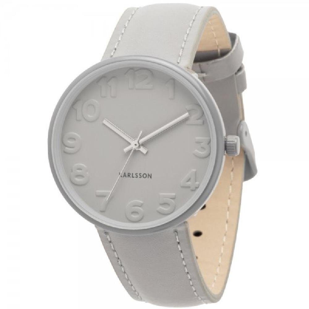 Karlsson Uhr Damenarmbanduhr Ms. Grey for women Steel Mouse Grey