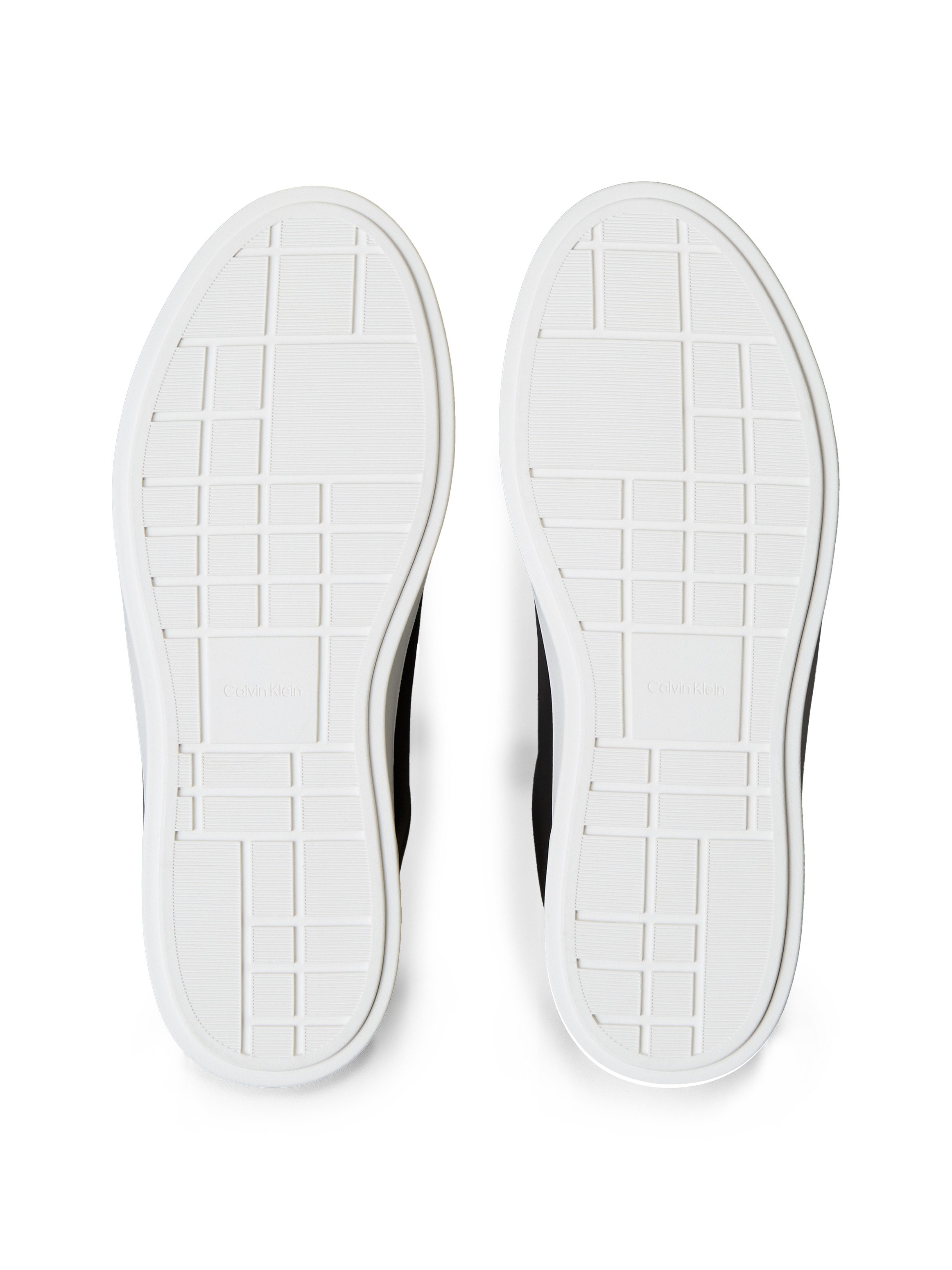 Calvin Klein LOW PRO CUP LACEUP LTH MOIRE Sneaker Halbschuh, Schnürschuh, Freizeitschuh mit heller Laufsohle