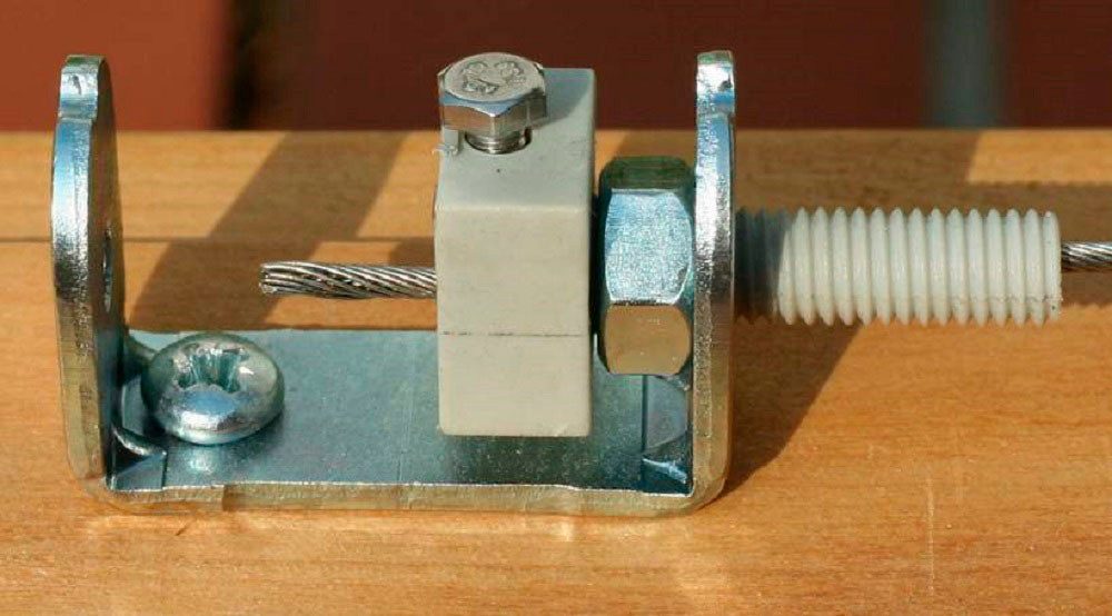 Floracord cable-tensioned sunshade sail for interior shading, WxL: 420x140 cm, 1 panel