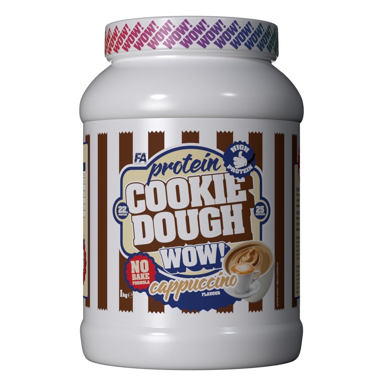 Fitness Authority FA® WOW Cookie Dough Protein Creme 1kg Pulver