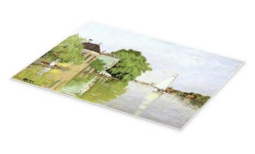 Posterlounge Poster Claude Monet, Landschaft bei Zaandam, Wohnzimmer Malerei
