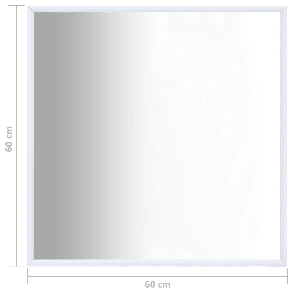 cm furnicato Wandspiegel 60x60 Spiegel Weiß