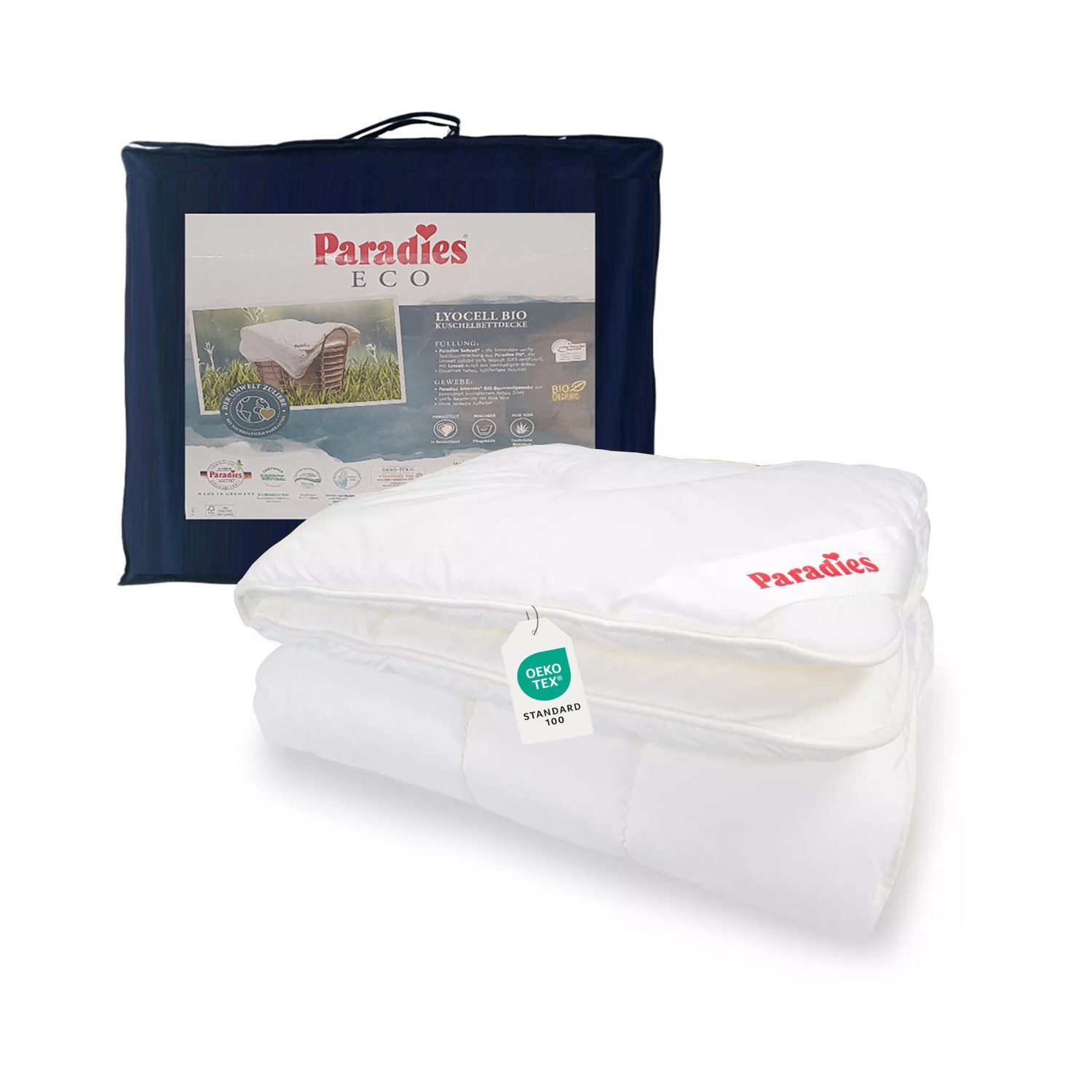 Paradies Kunstfaserbettdecke Paradies Nima-Fill Bio Organic günstig online kaufen