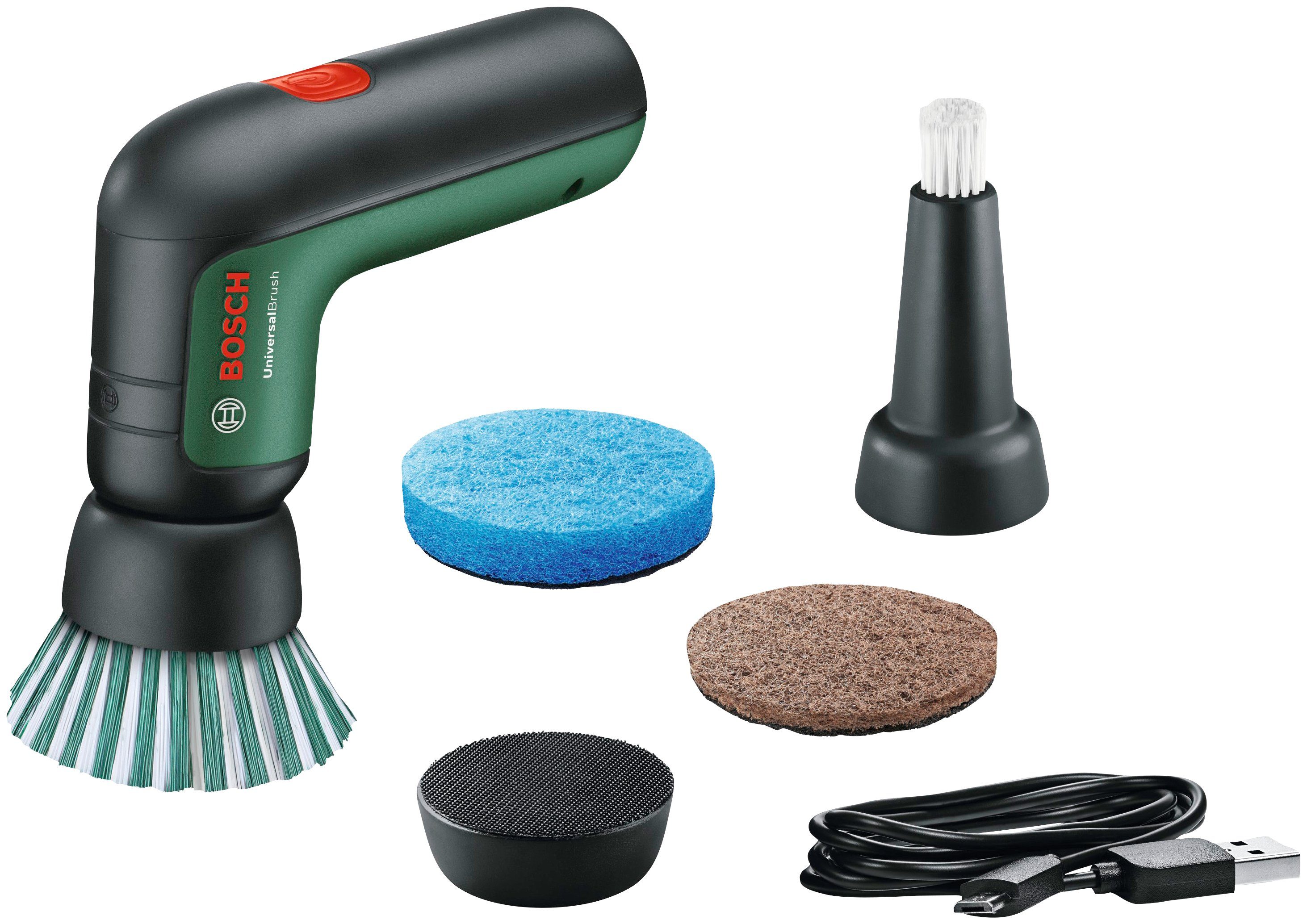 Bosch Home & UniversalBrush, Garden inkl. umfangreichem Zubehör Akku-Oberflächenbürste