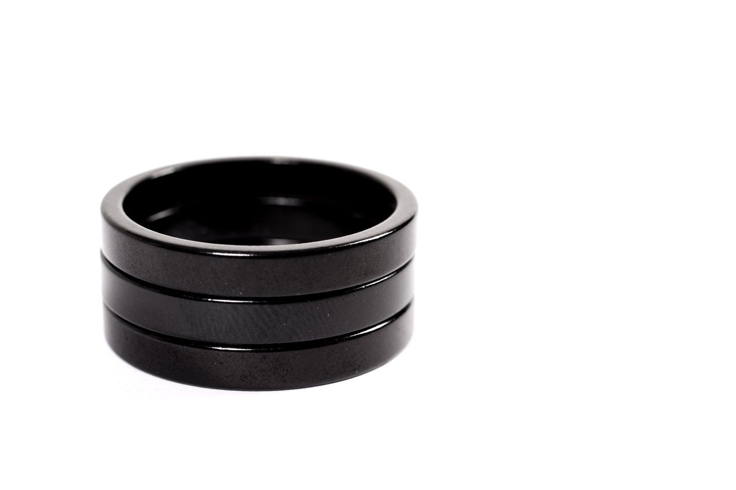 Lenkervorbau 3 Stück Alu Spacer je 5mm A HEAD Fahrrad Vorbau Distanz Ring schwarz