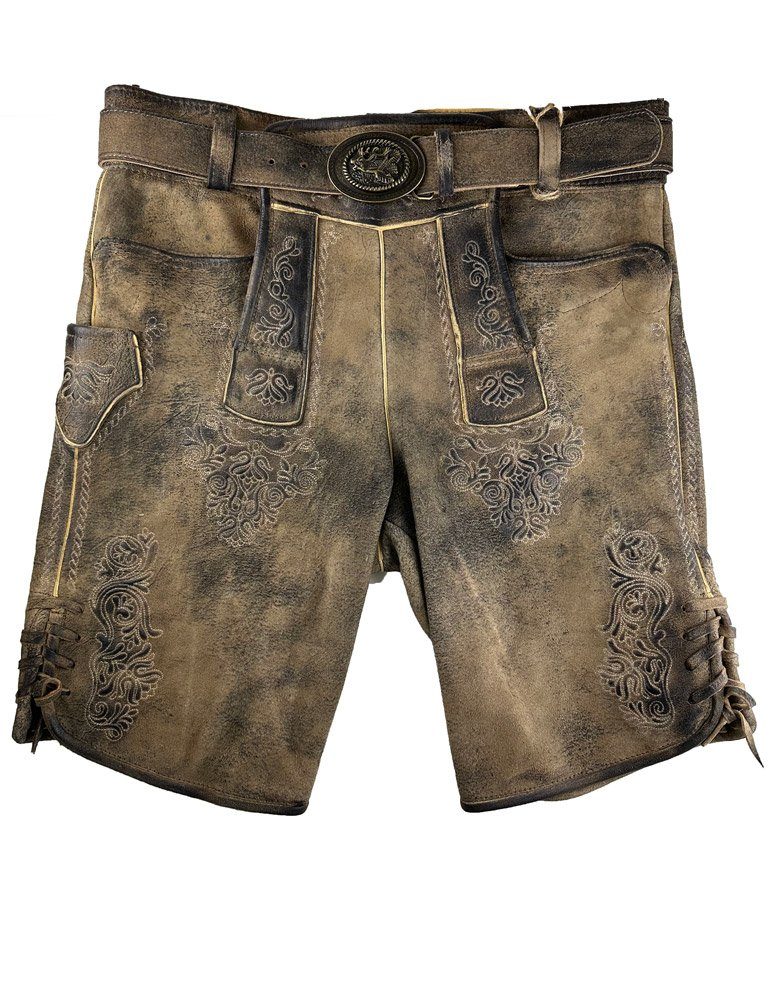 Maddox Trachtenlederhose MADDOX Kurze Herren Lederhose günstig online kaufen