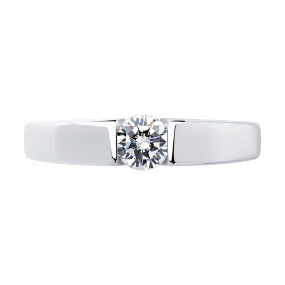 Secretforyou Fingerring Fingerring Ring Silberring Zirkonia Stein Echtschmuck – Bild 2 von 5