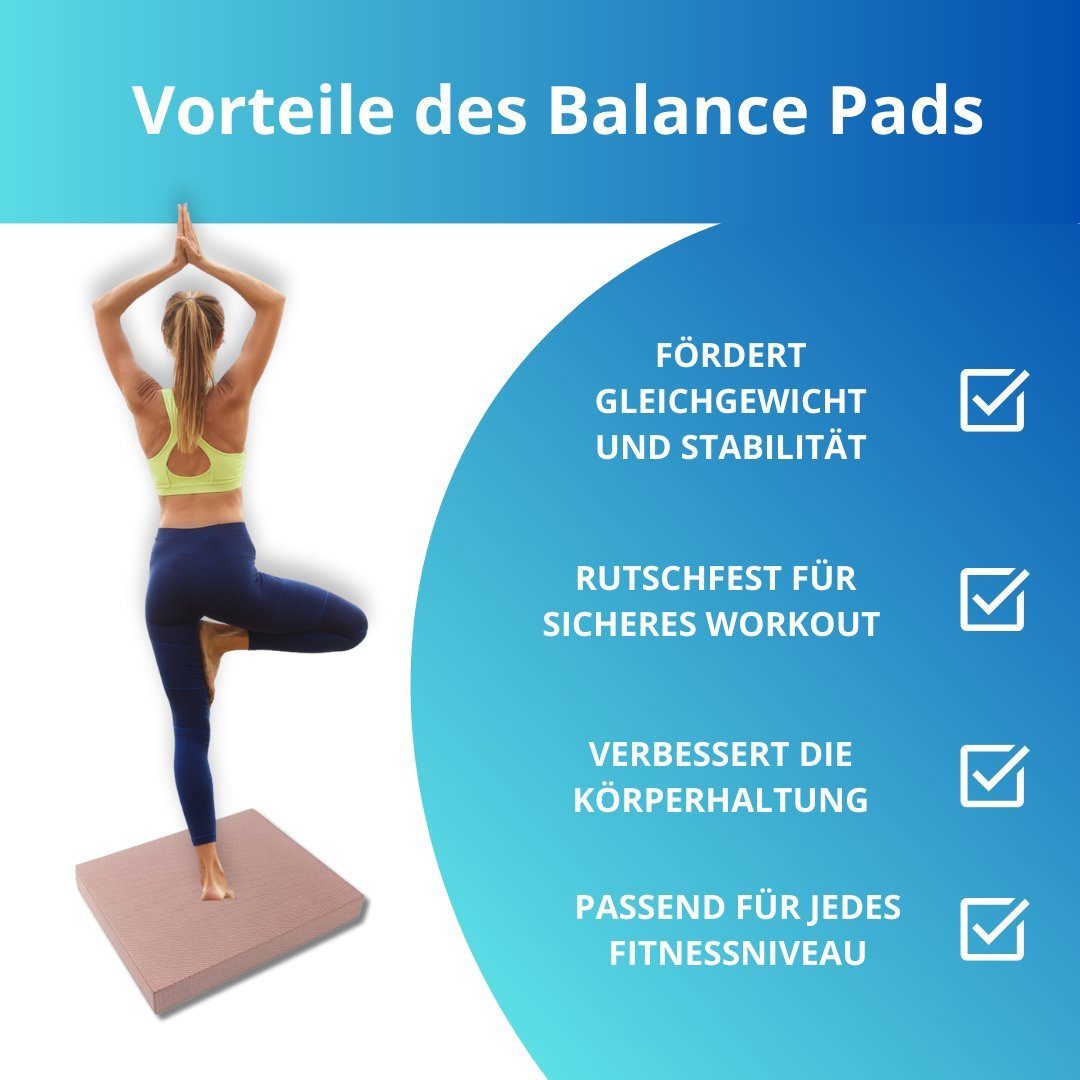 Winch Balancetrainer PREISSIEGER Muskeltraining Eisgrau Balance & für Pad Gleichgewichts
