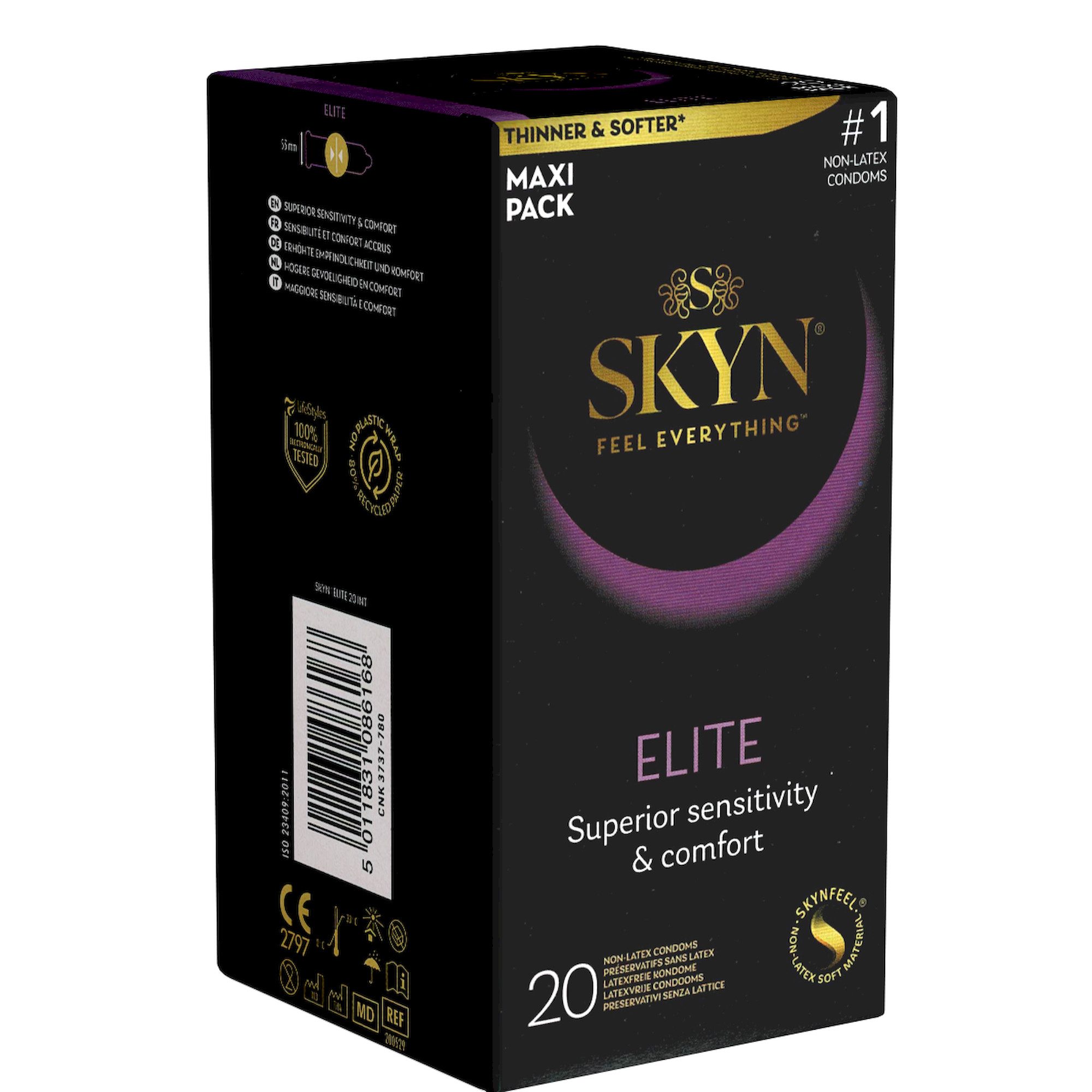 SKYN Kondome SKYN Maxi-Pack: Elite, 20 latexfreie Kondome