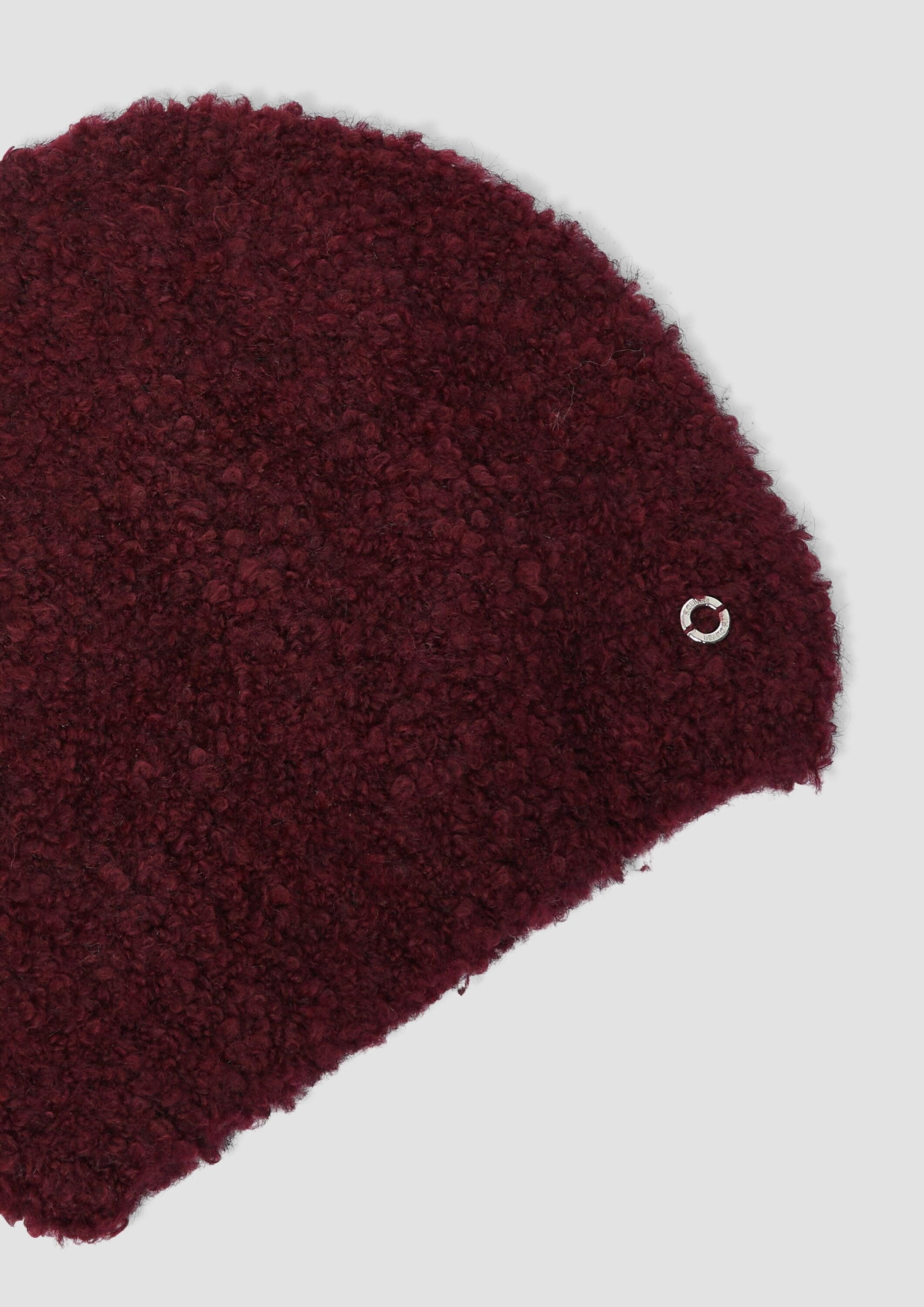s.Oliver Strickmütze Mütze Beanie in Bouclé-Optik günstig online kaufen