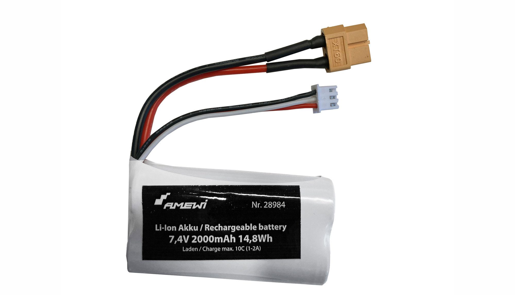 RC-Bagger Amewi Li-Ion Akku 2S 7,4V 2000mAh XT60