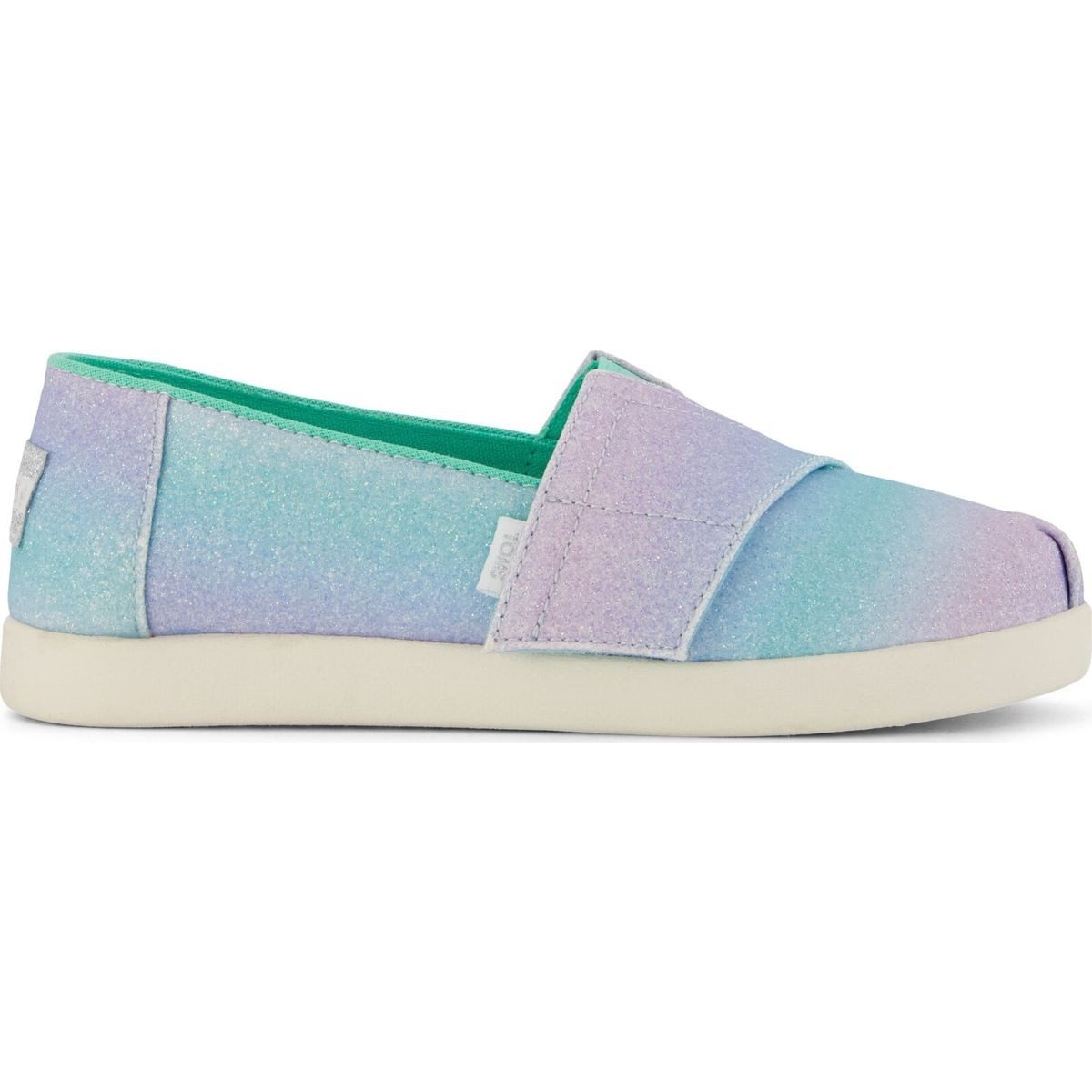 TOMS Alpargata Classic Outdoorsandale Bequemer Kinder-Schuh mit Klettverschluss und gefüttertem, wärmendem