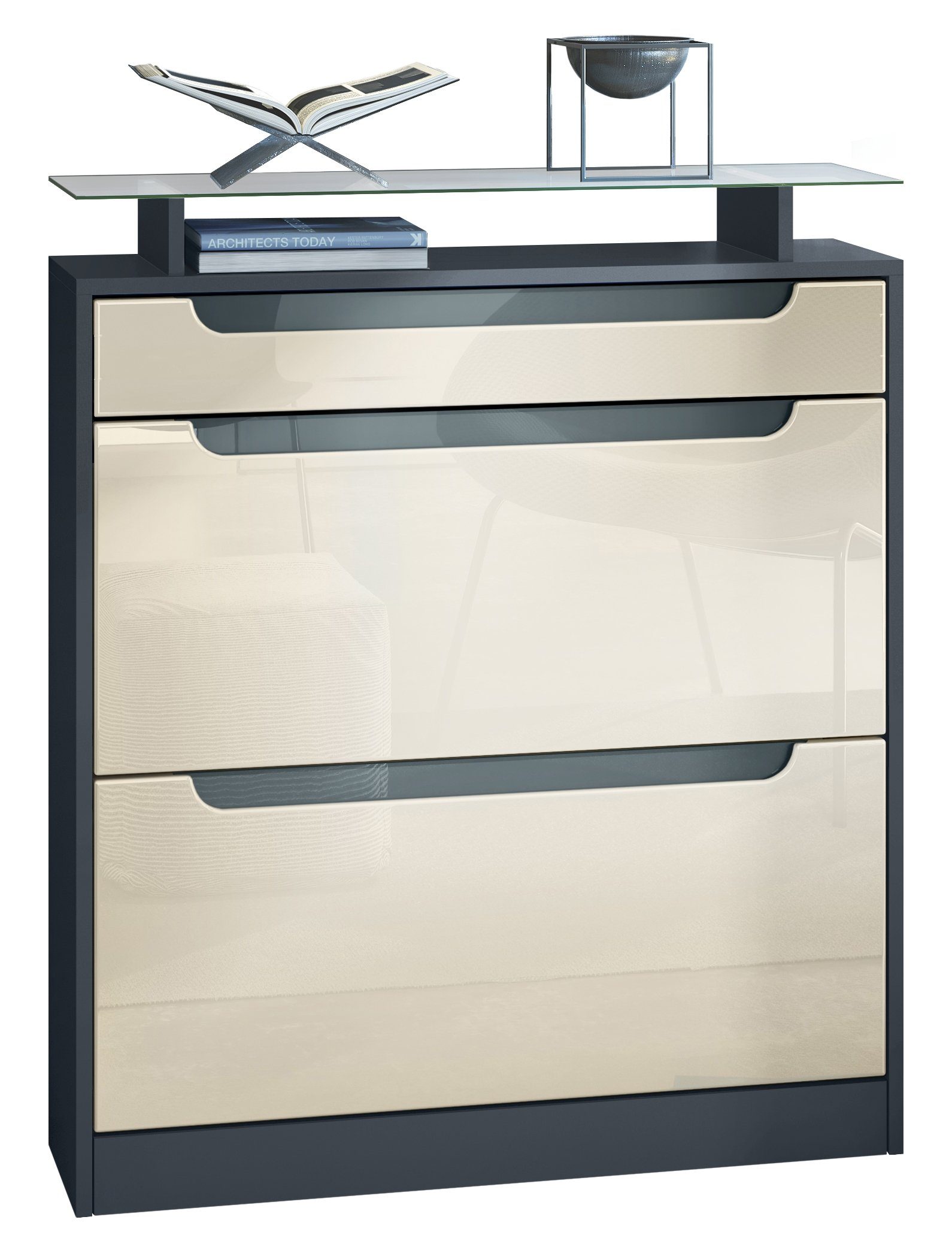 Vladon Schuhschrank Fiesta (Schuhkipper für 16 günstig online kaufen