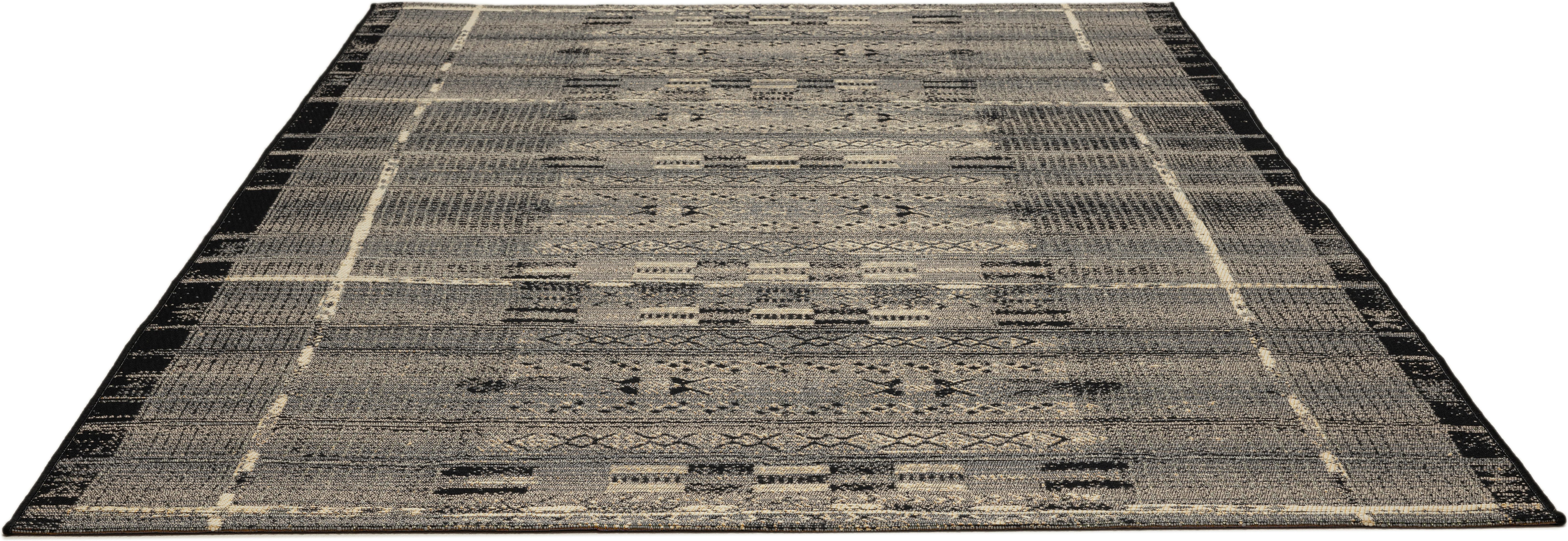 Gino Falcone Teppich Outdoor-Africa 38, rechteckig, Höhe: 5 mm, Flachgewebe, Ethno Style, In- und Outdoor geeignet