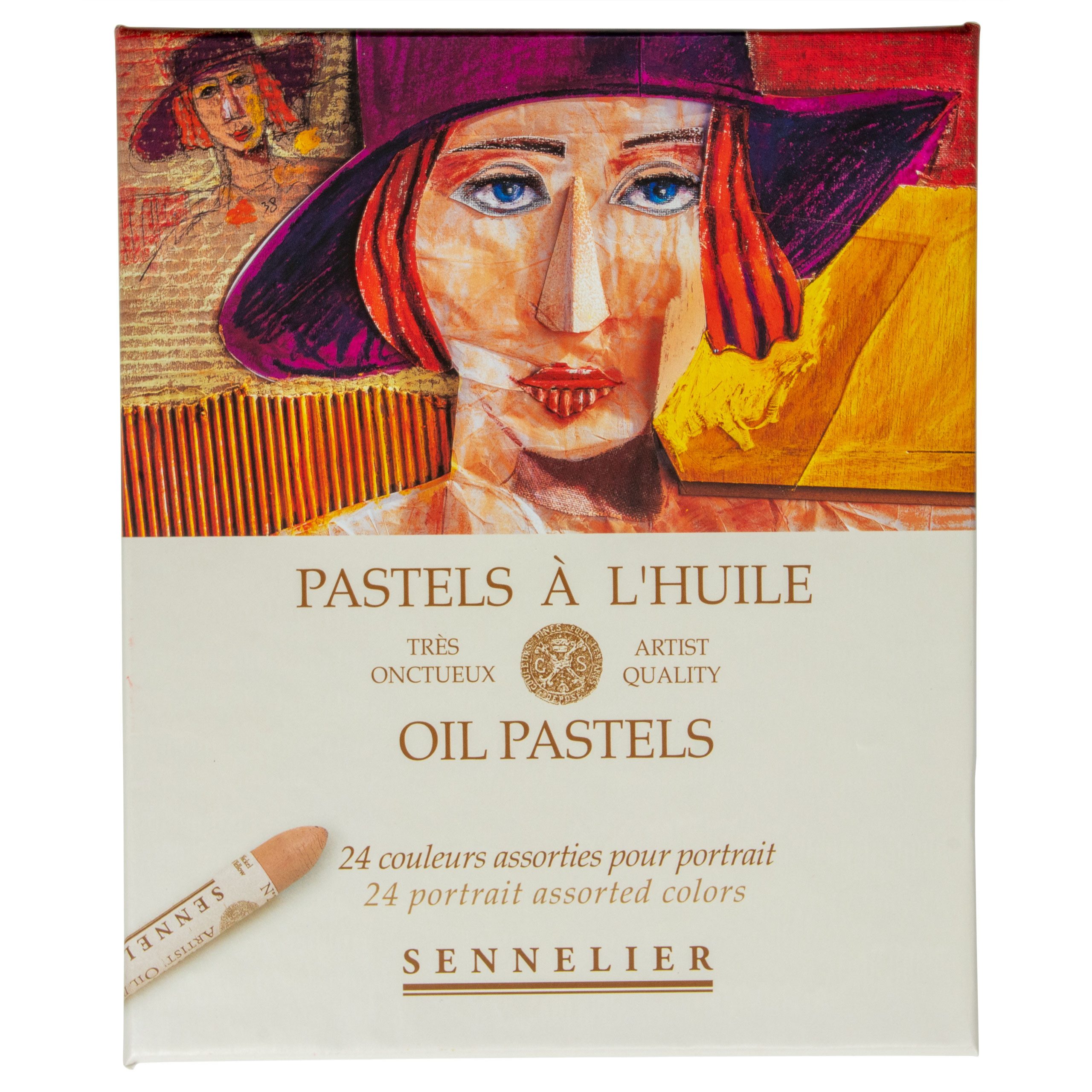 SENNELIER Ölfarbe Oil Pastels - Portrait - Karton mit 24 Ölpastellen - N132520.243