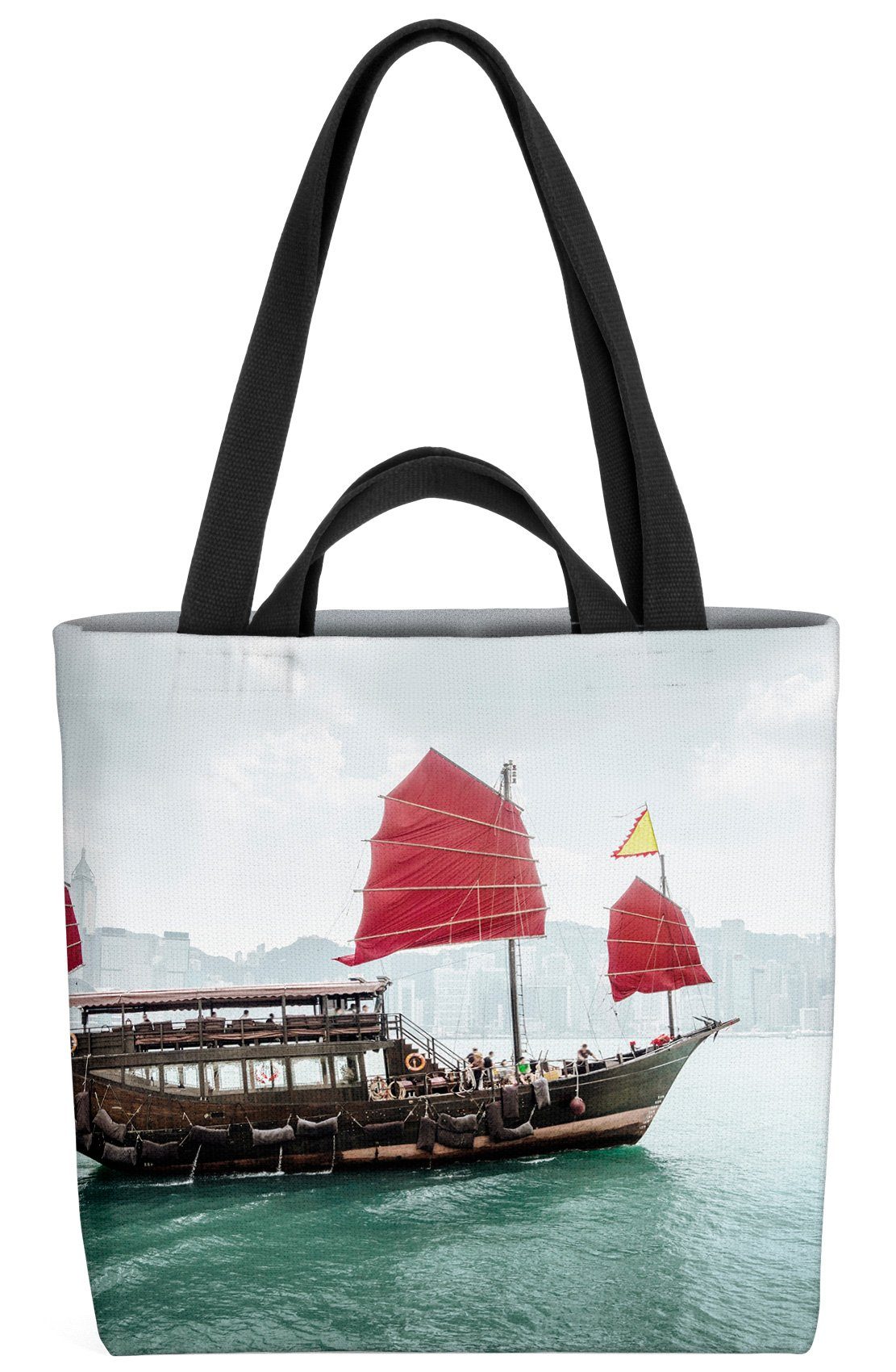 drache kong (1-tlg), traditionell bucht Henkeltasche VOID Hong Dschunke meer China dsc Kong hong