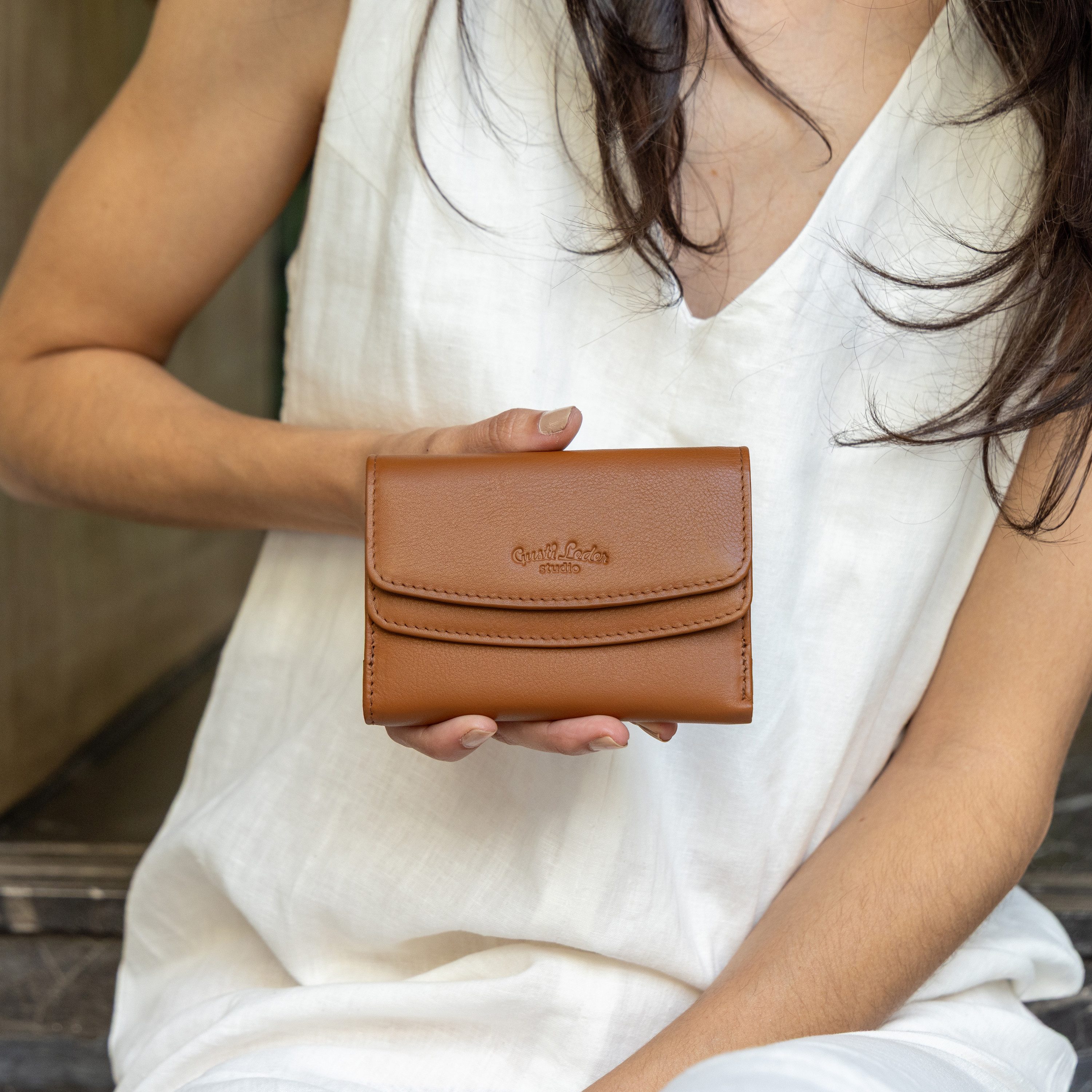 Gusti Leder Geldbörse Gusti Leder Geldbörse Asmund (Querformat, 1-tlg., Que günstig online kaufen