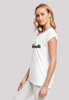 F4NT4STIC T-Shirt Cinderella Aschenputtel Shoe Logo Print