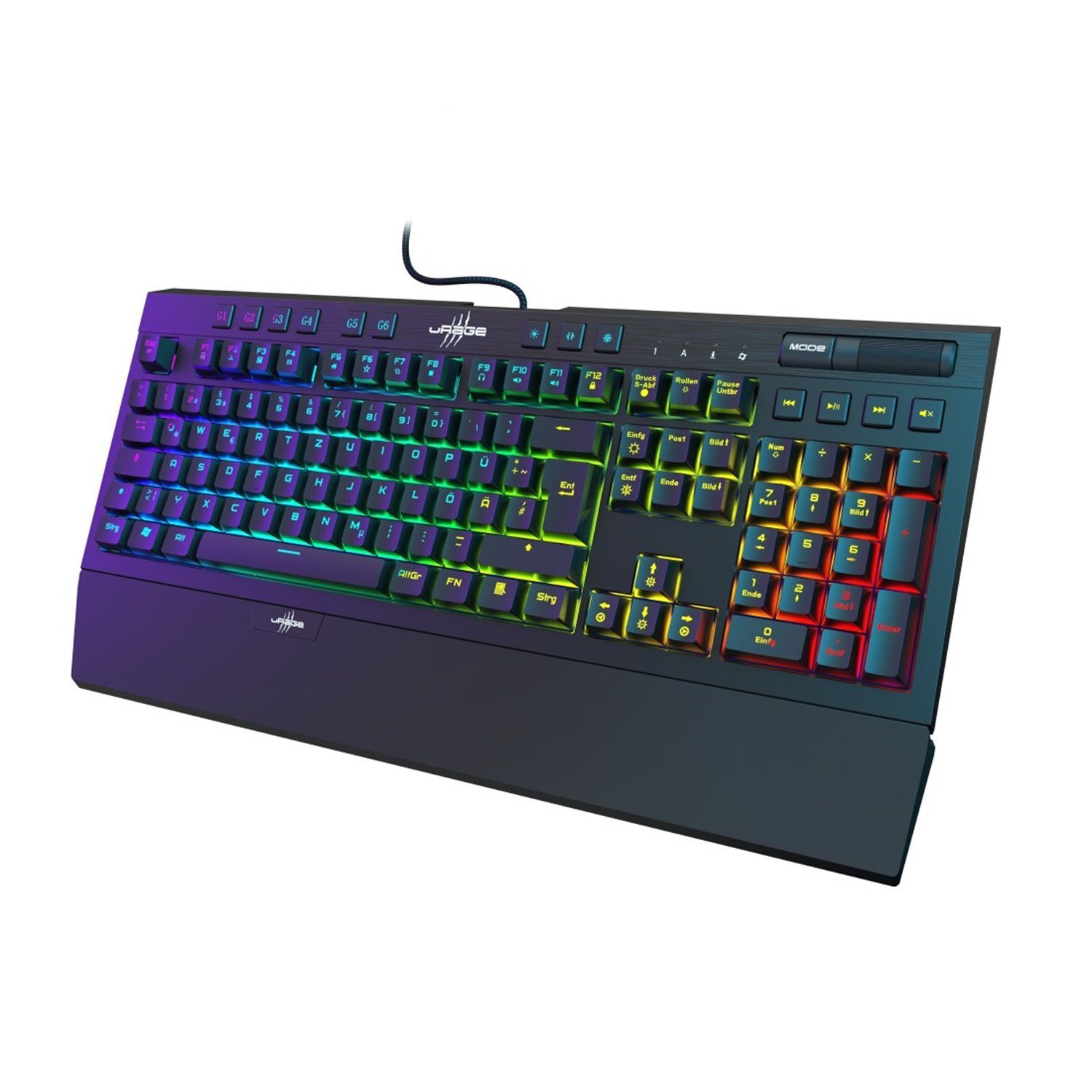 uRage Exodus 900 Mechanical, blaue Switches Gaming-Tastatur