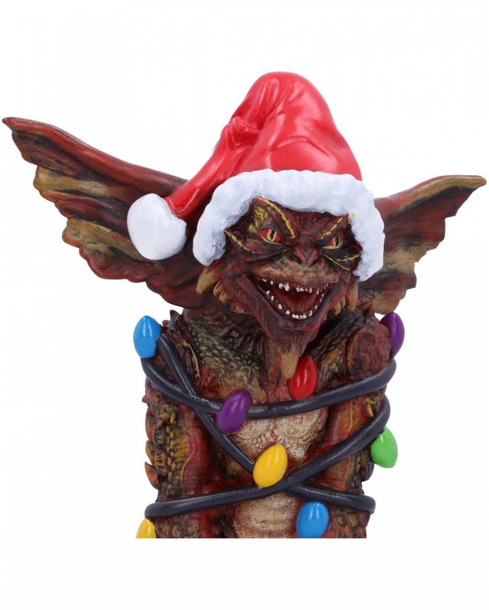 Mohawk Gremlins Dekofigur Lichterkette als Horror-Shop in Weihnachtsdeko