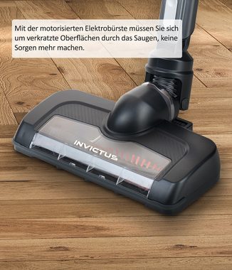 Genius Staubsaugerrohr-Adapter INVICTUS One 3.0e motorisierte Elektro-Bürste, motorisiert, flexibel für Hartboden und Pakett