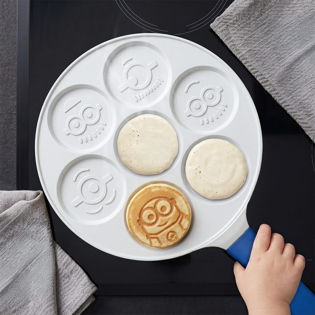 BerlingerHaus Pancake-Maker Minions Pfannkuchenpfanne Ø 26 cm aus Aluminiumguss, alle Herdarten