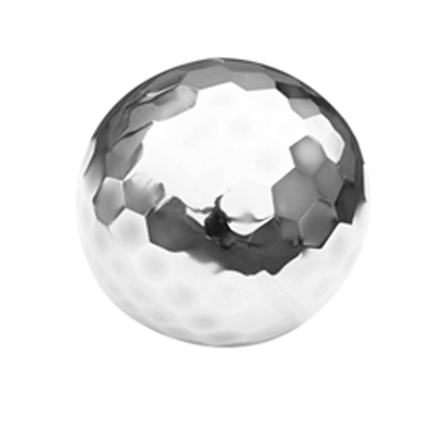MARELIDA Dekokugel Dekokugel DIAMANT 25cm Edelstahl poliert Gartenkugel Schwimmkugel (1 St)