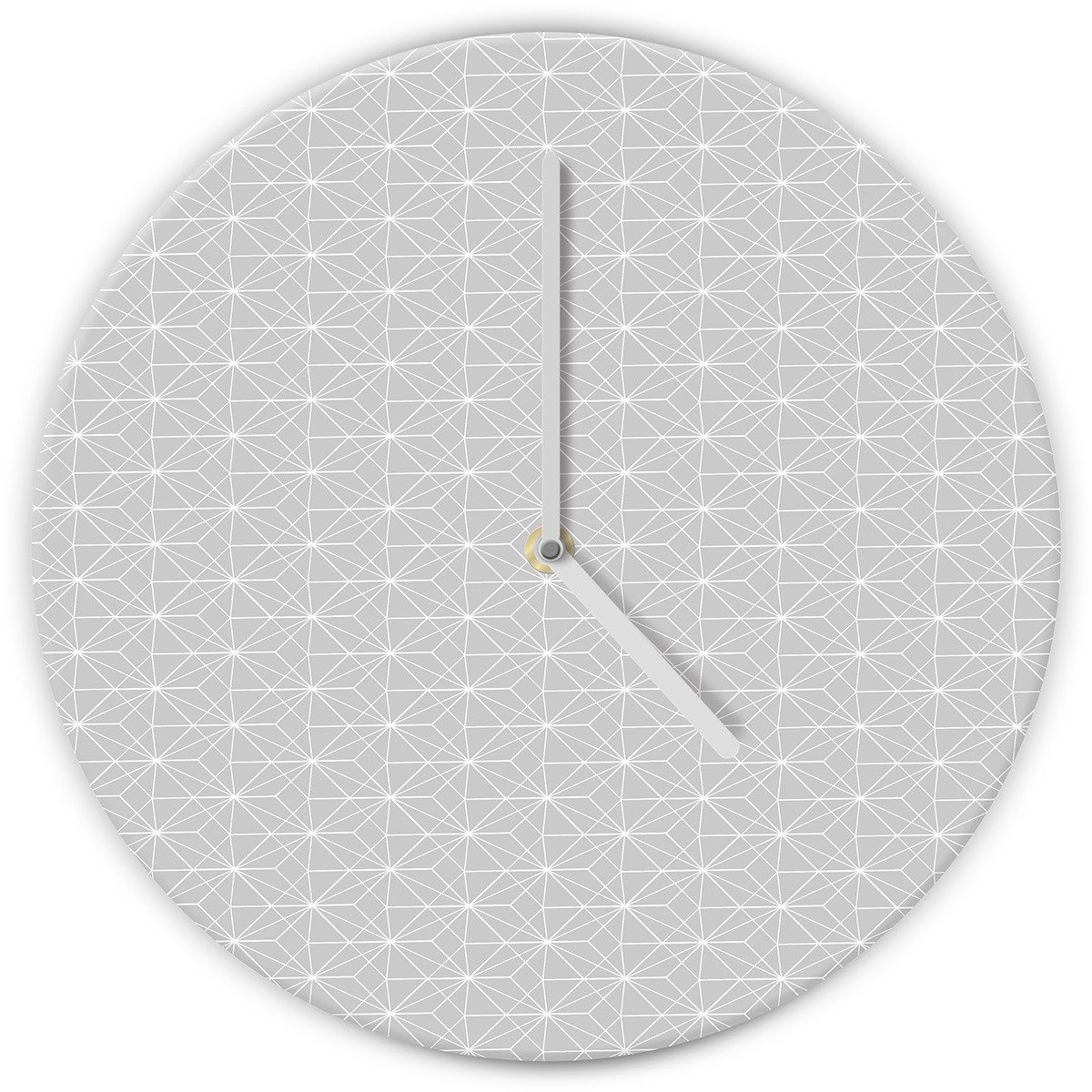 Wallarena Wanduhr Abstrakt Holz MDF XXL groß Wanduhren Rund Uhr Holzuhr Shabby Chic (Wanduhren Kinderzimmer Jungen Mädchen Holz Wanduhr XXL)