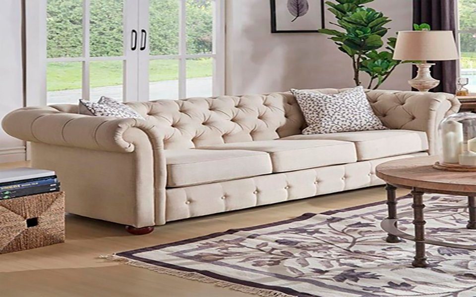 JVmoebel Chesterfield-Sofa, Chesterfield Sofa Couch 3+2 Garnitur Sitzer