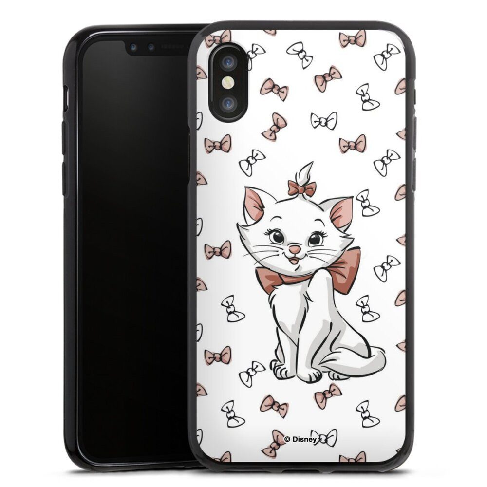 DeinDesign Handyhülle Aristocats Marie Disney Katze Marie Shy, Apple iPhone X Silikon Hülle Bumper Case Handy Schutzhülle