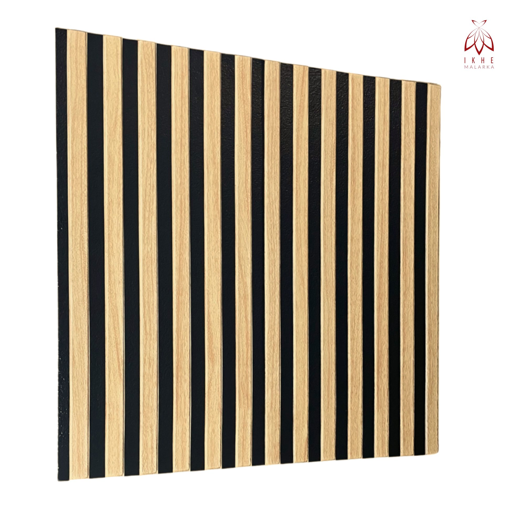 IKHEMalarka Wandpaneel Qualitätsgünstige Selbstklebende Lamellen Optik aus PE-Schaum, BxL: 66,5x67 cm, 0,44 qm, 66,5x66,5cm 5mm Stärke - Leicht & Flexibel – Bild 4 von 5