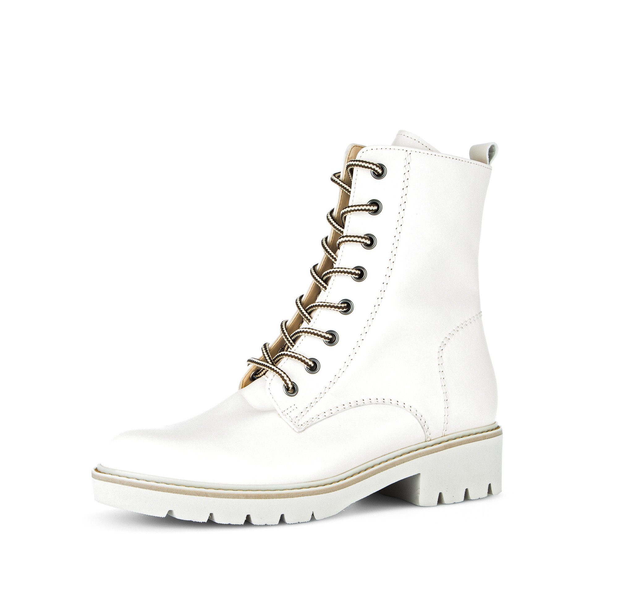 Gabor Schnürboots Weiß (ivory)