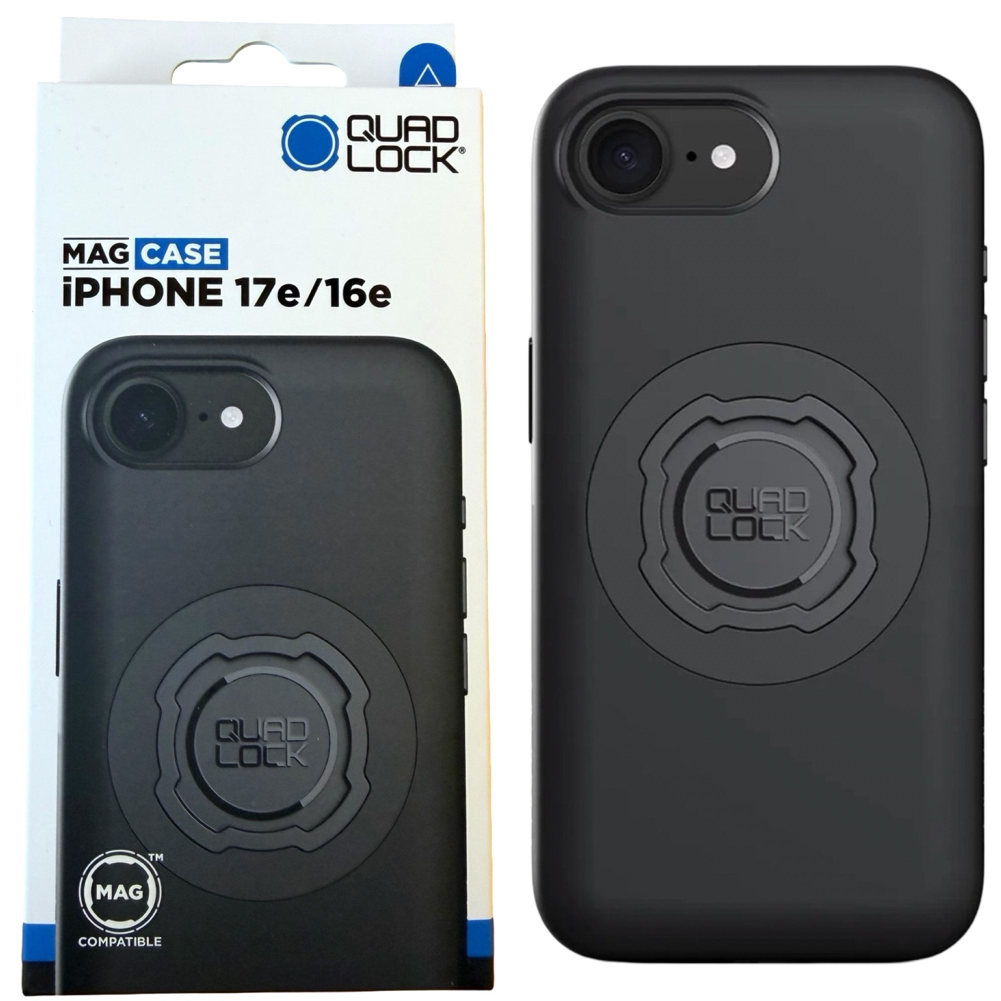 Quad Lock Handyhülle QUAD LOCK MAG Case Handy Schutz Hülle Halter für iPhone 16e /17e