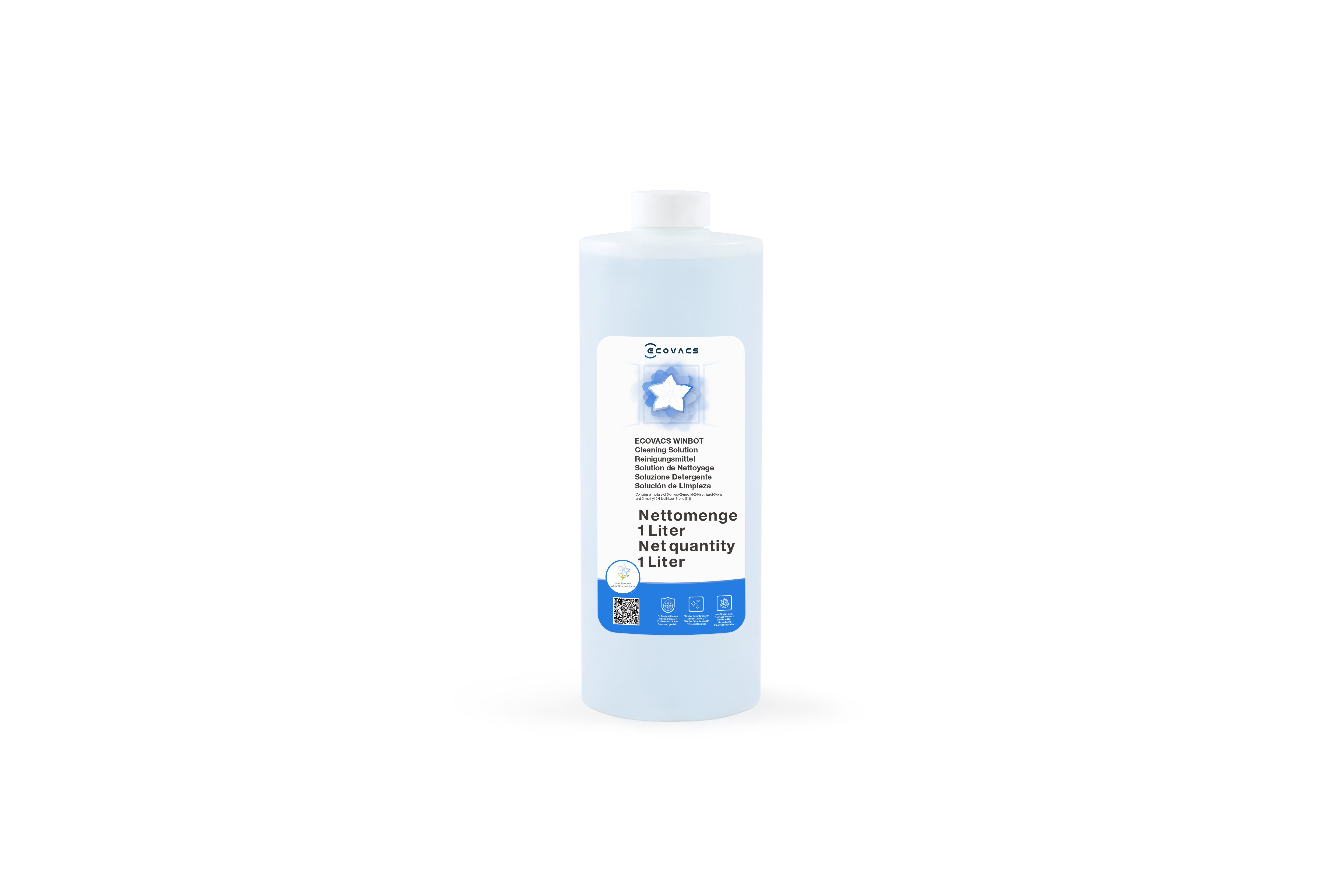 ECOVACS 1L WINBOT Cleaning Solution - WSO0100009 Reinigungskonzentrat (Original Ecovacs Produkt)