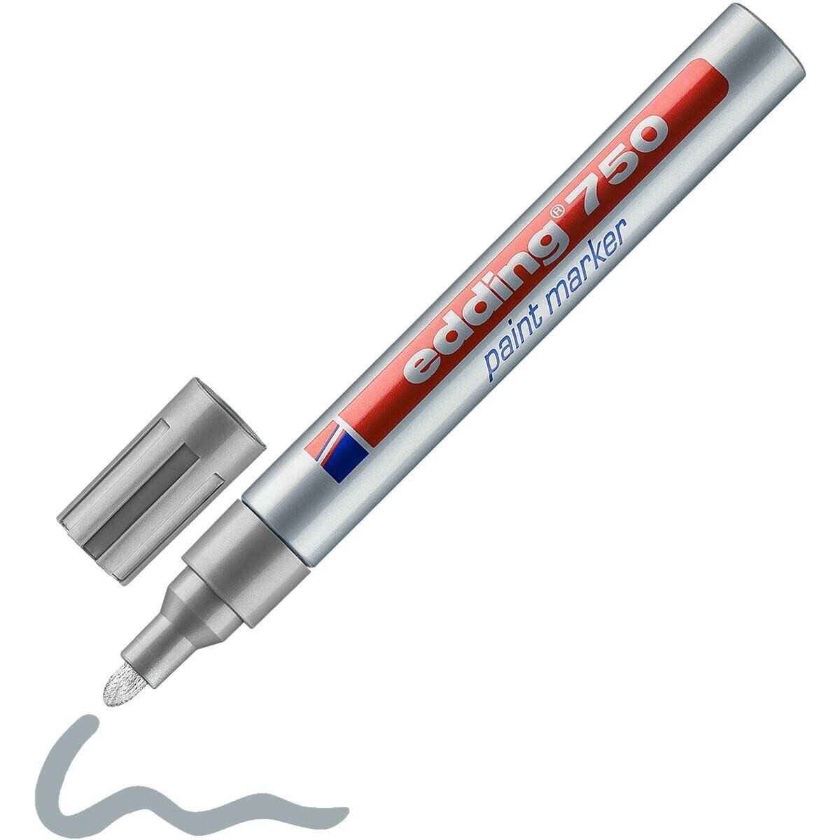 edding Lackmarker 750, (1-tlg), Strichstärke 2-4 mm, wasserfest