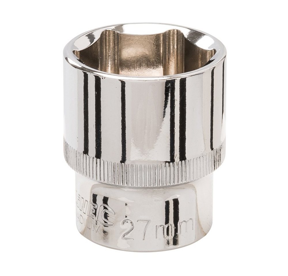 Thumbnail - Steckschlüssel Sechskant Steckschlüsseleinsatz metrisch 1/2-Zoll-Antrieb 27 mm Nuss