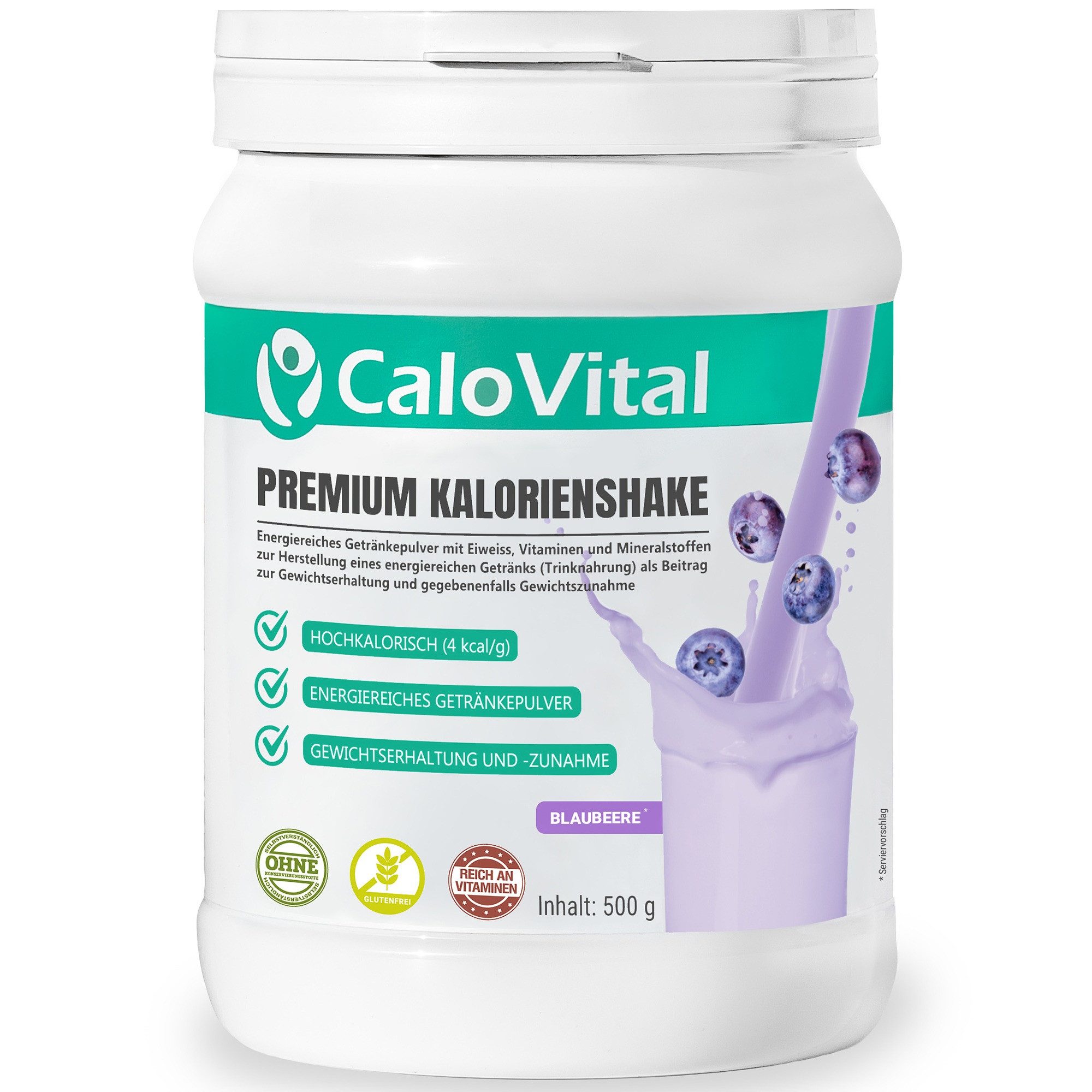 CaloVital Zunehmen hochkalorische Trinknahrung Gewichtszunahme CaloVital 500g Pulver, 1 St.