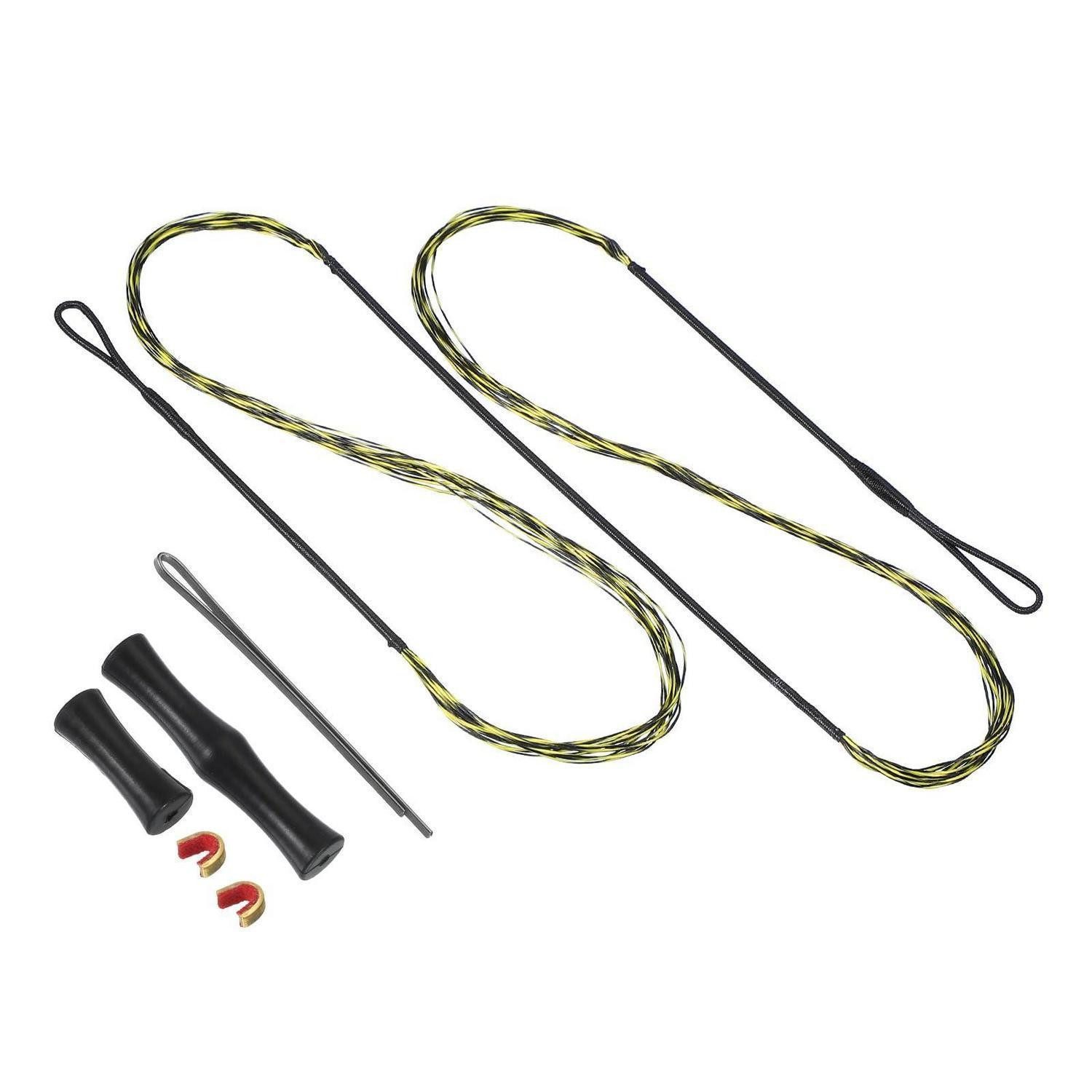 LuxusKollektion Recurvebogen Recurve Bogensehne 60 Zoll Gelb Schwarz