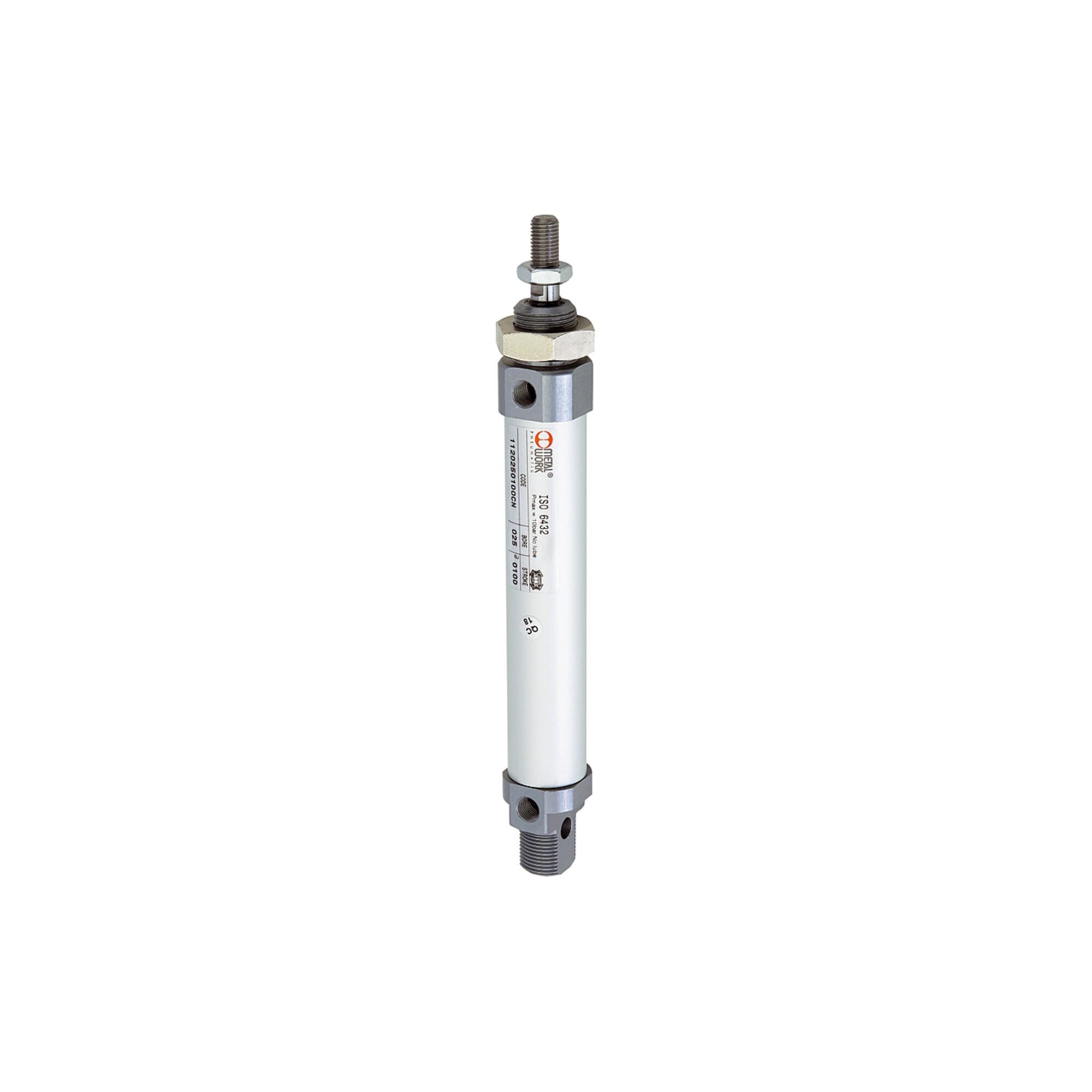 RIEGLER Zylinder Riegler Rundzylinder, einfachwirkend, Magnet, Kolben-Ã˜ 16, Hub 50, M5