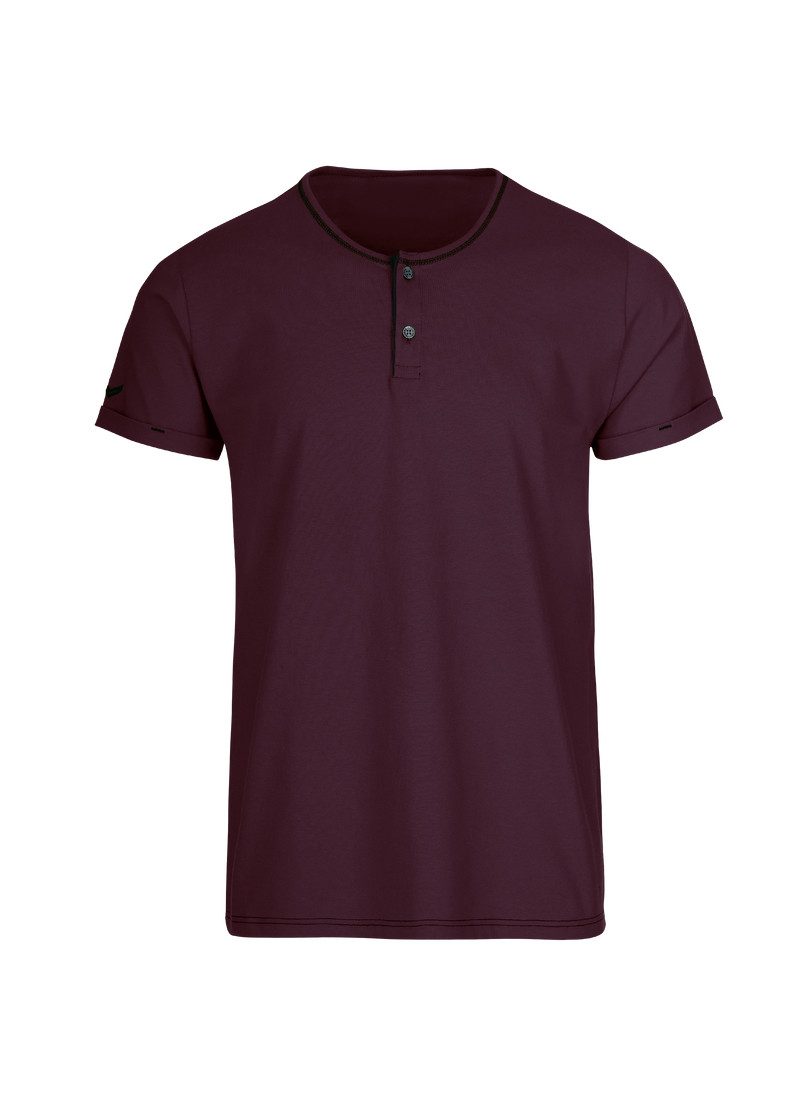 Trigema T-Shirt "TRIGEMA T-Shirt Knopfleiste aus Biobaumwolle", (1 tlg.) günstig online kaufen