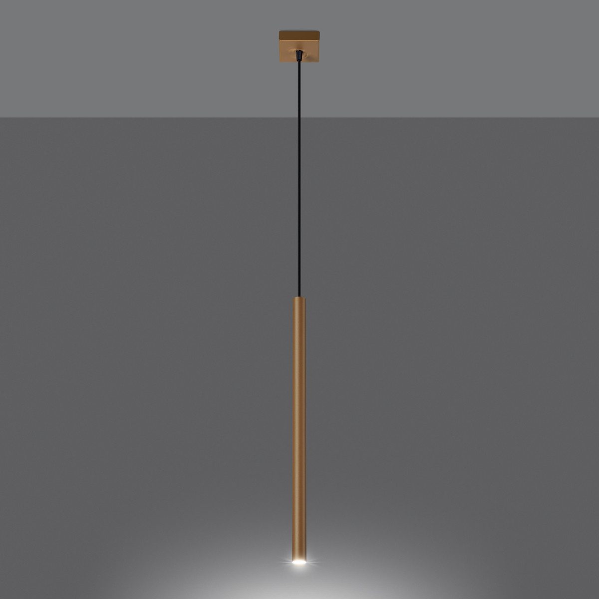 SOLLUX lighting Hängeleuchte Pendelleuchten Pastelo 1 Golden, Nicht enthalten