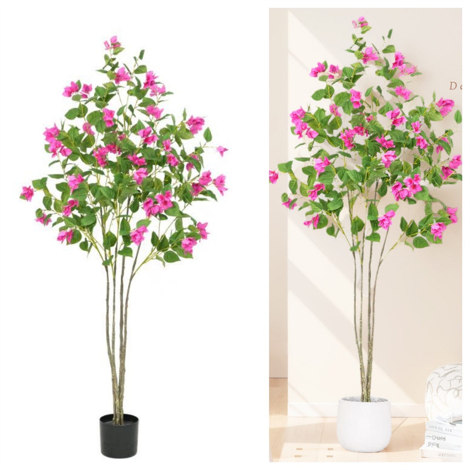 Kunstpflanze Bougainvillea Baum Deko, Künstliche Pflanzen günstig online kaufen