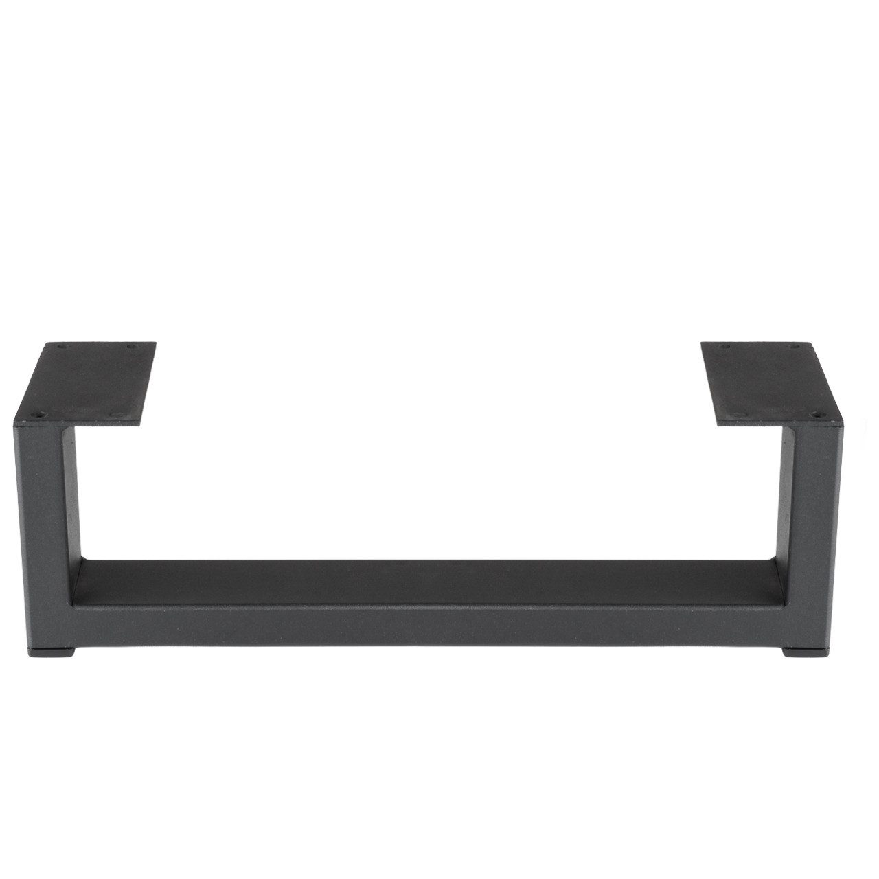 Prima-Online Möbelfuß Metalltischbein 35 cm – schwarz, pulverbeschichtet, modernes Möbelbein, (2-St) – Bild 5 von 5