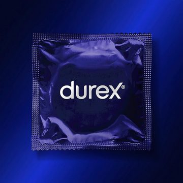 durex Kondome Intense, 10 St., Mit Noppen, Rippen & viel Desirex-Gel für zusätzliche Stimulation, anatomische Easy-On-Form