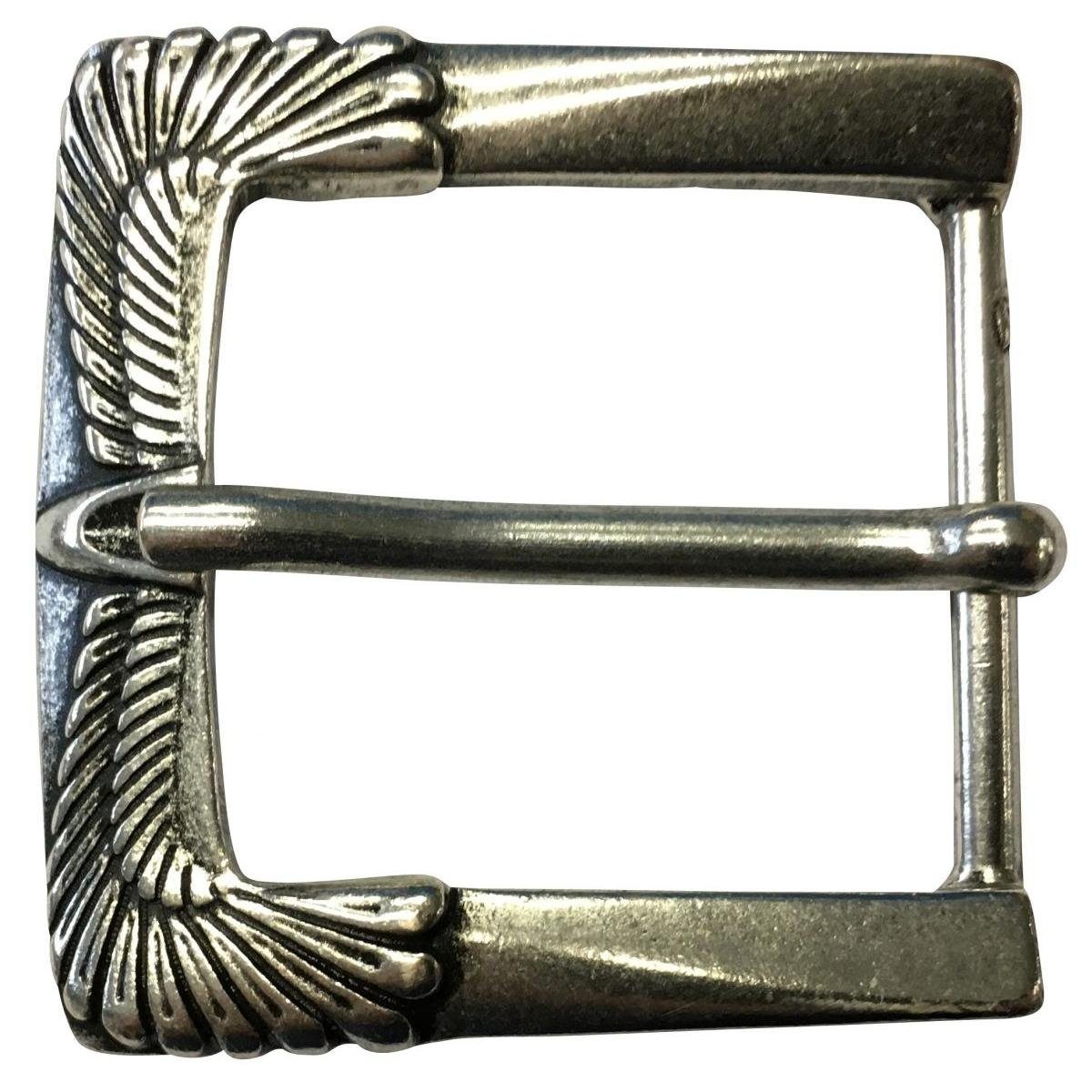 Gürtelschnalle Wing 4,0 cm - Gürtelschließe 40mm - Dorn-Schließe - Gürtel bis 4cm